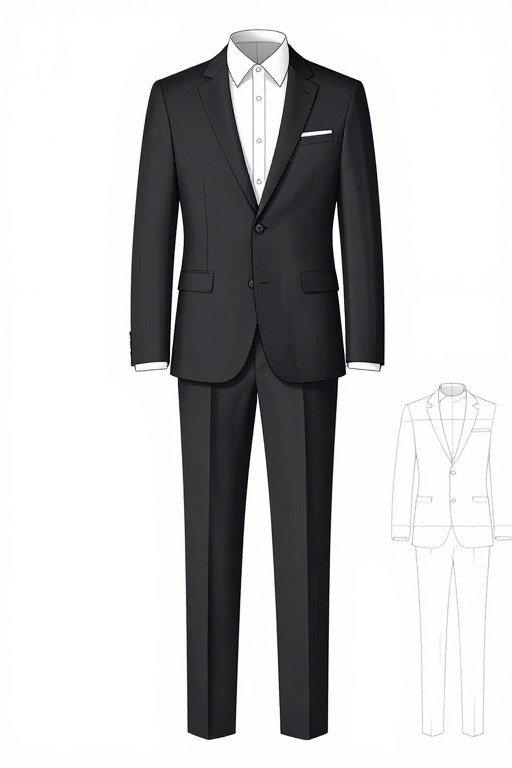 TAILORED SUIT - Technical Flat