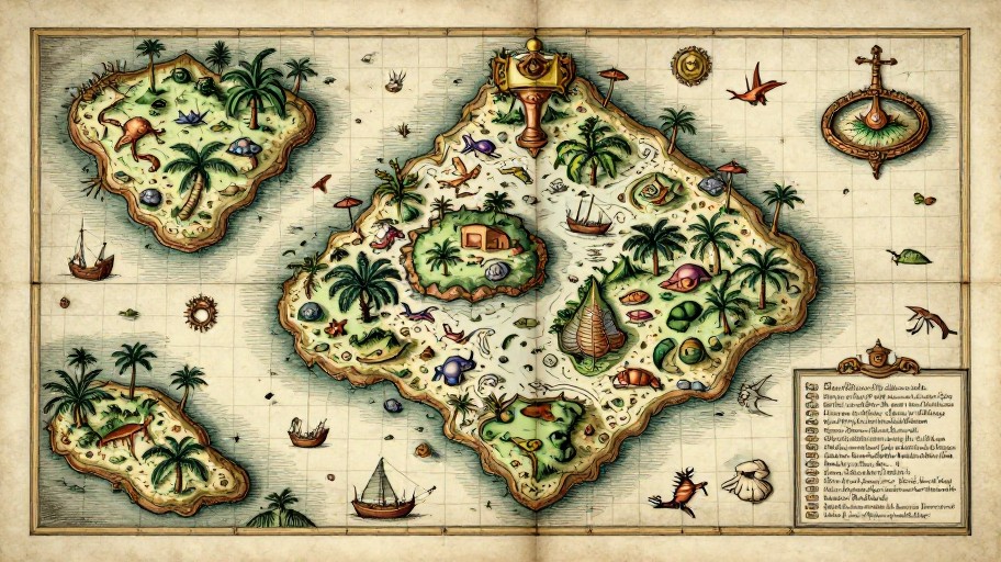 ISLAND EXPLORATION - Antique Explorer