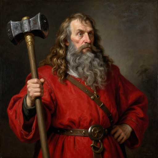 DWARVEN CLERIC - Oil Painting