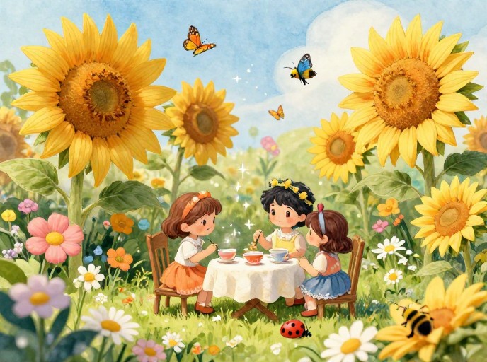 GARDEN FRIENDS - Whimsical