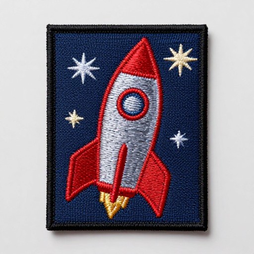 RETRO ROCKET - Classic Embroidered