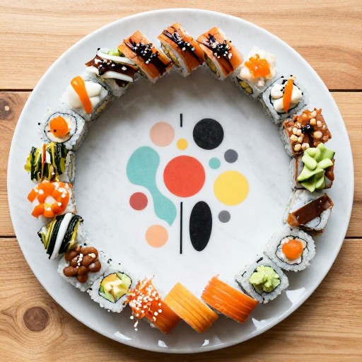 FUSION SUSHI - Overhead Flat Lay