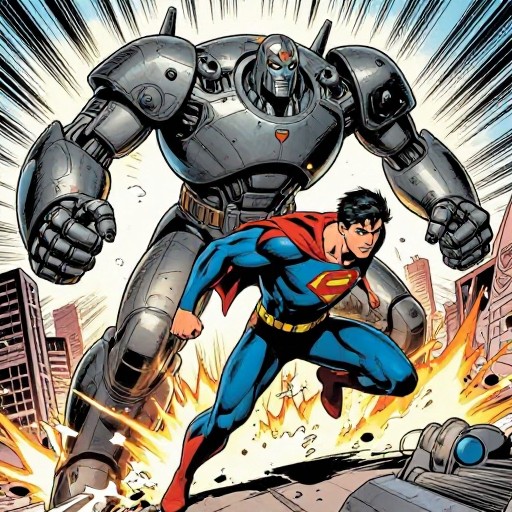 SUPERHERO BATTLE - Comic Book