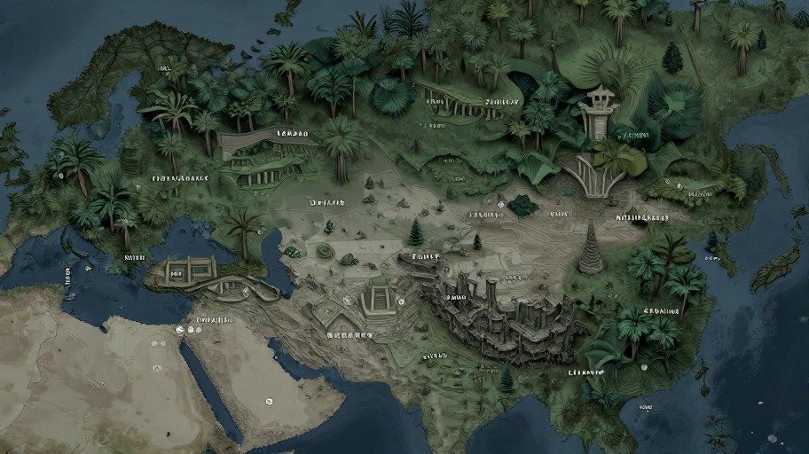 MYSTICAL LANDS - Modern Atlas