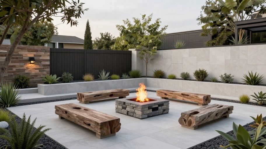 RUSTIC BACKYARD - Modern Minimalist