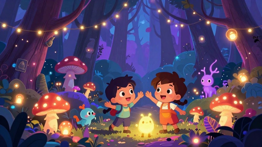 ENCHANTED FOREST - Bold Cartoon