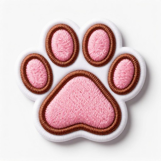 PAWS BADGE - 3D Puff
