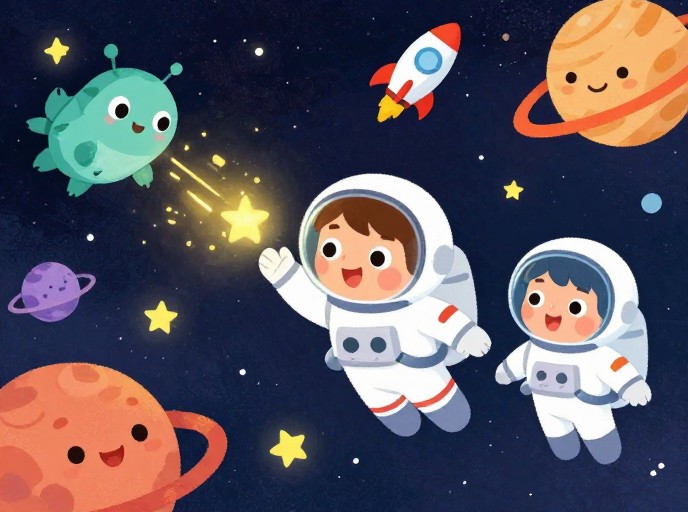 SPACE EXPLORERS - Cartoon