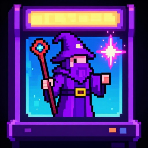 MAGE CHARACTER - Arcade Cabinet