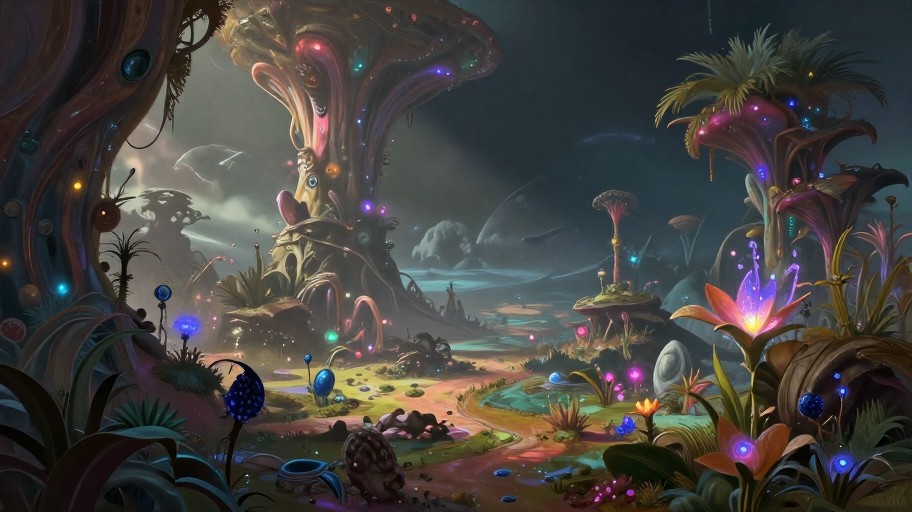 ALIEN PLANET - Fantasy Concept