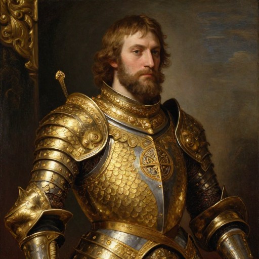 DRAGONBORN PALADIN - Oil Painting