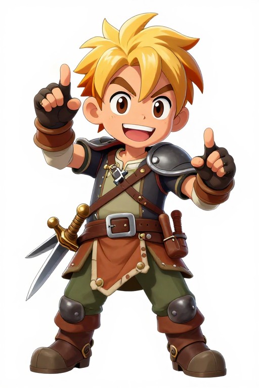 HALFLING ROGUE - Anime Style