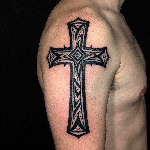 CROSS SHOULDER - Tribal