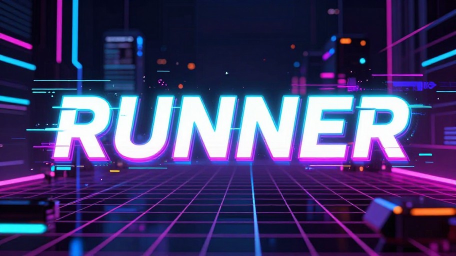 GRID RUNNER - Cyberpunk Neon