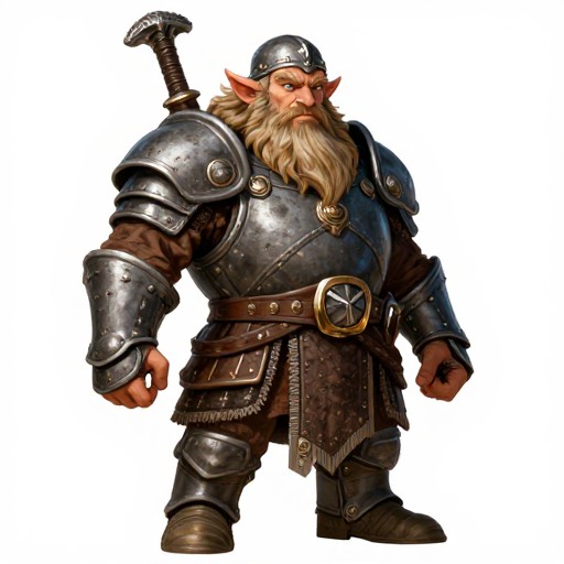 DWARVEN WARRIOR - Classic D&D