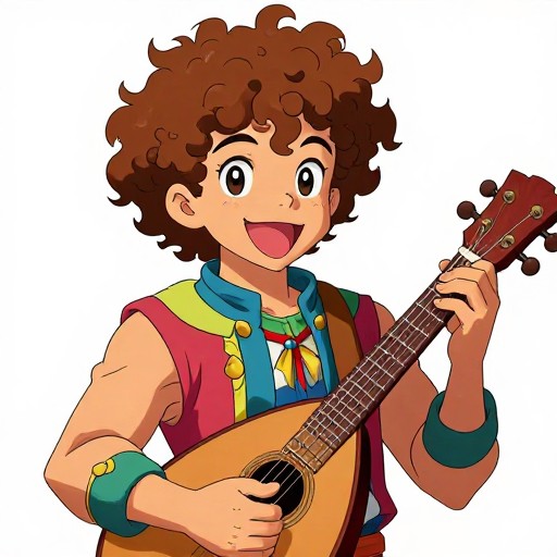 HALFLING BARD - Anime Style