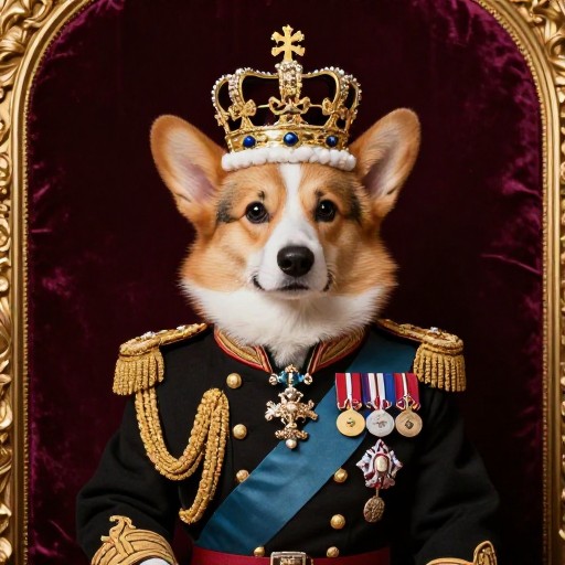 ROYAL CORGI - Royal Portrait