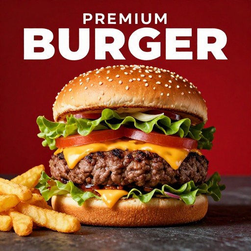 GOURMET BURGER - Editorial Artistic