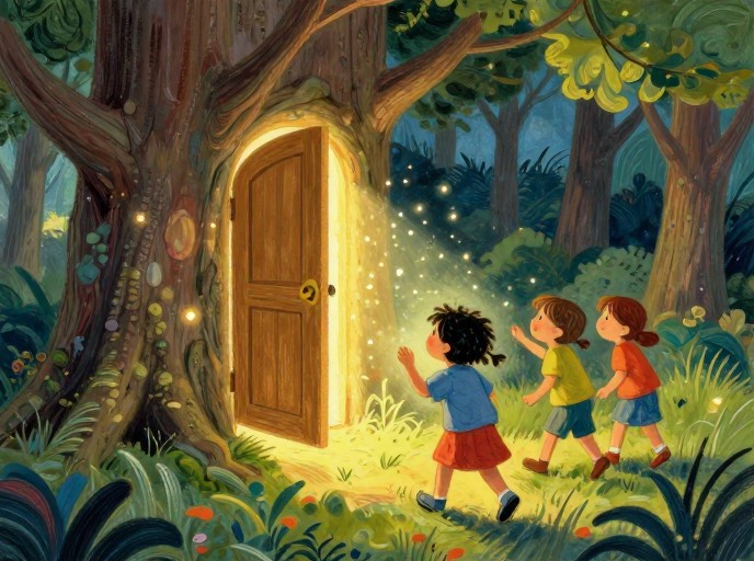 MAGICAL DISCOVERY - Hand Painted