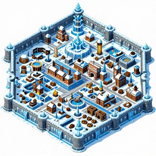 FROZEN CITADEL - Isometric 3D
