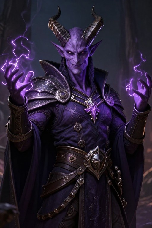 TIEFLING WARLOCK - Heroic Fantasy