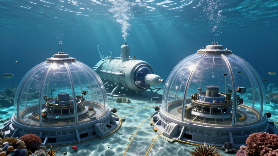 UNDERWATER BASE - Photorealistic