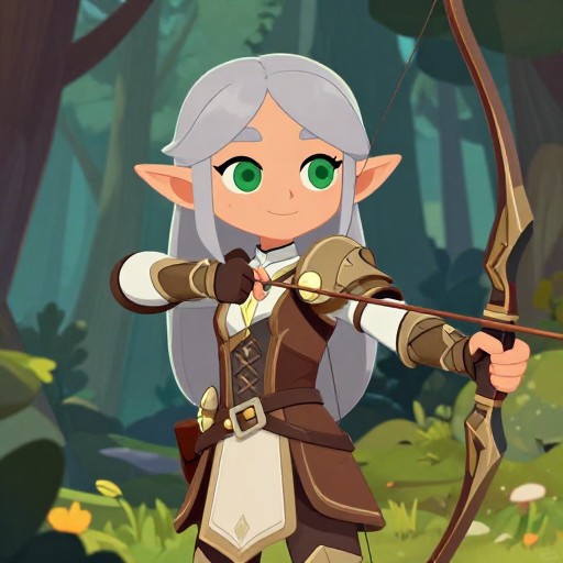 ELVEN ARCHER - Cartoon