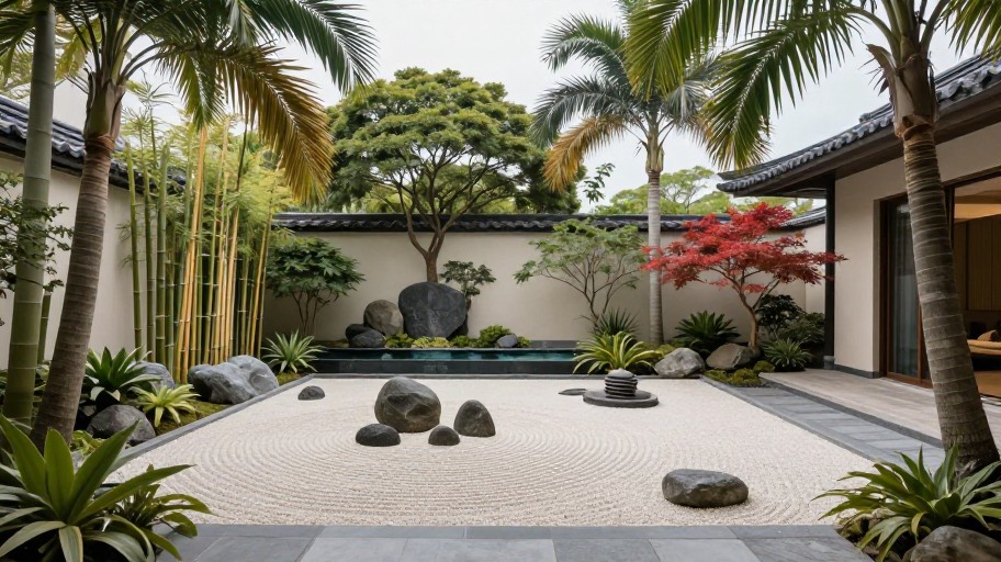 TROPICAL RETREAT - Japanese Zen