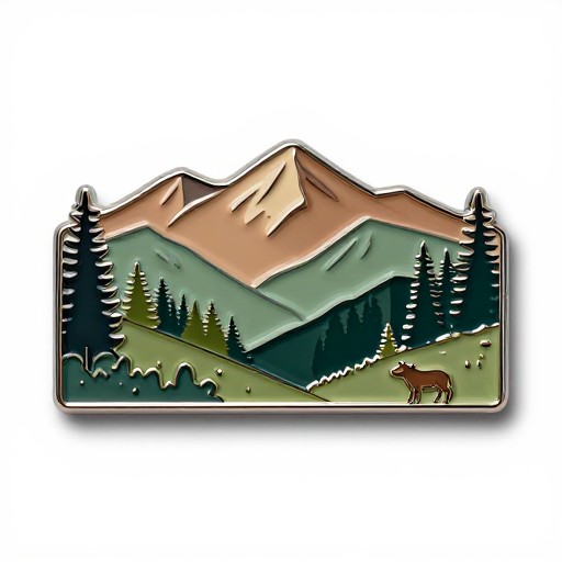 NATURE SCENE - Hard Enamel