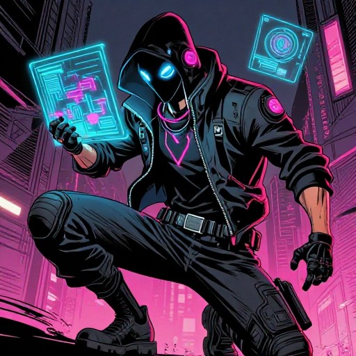 CYBERPUNK HACKER - Comic Book
