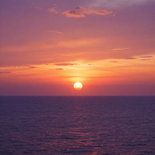 OCEAN SUNSET - Fantasy Art