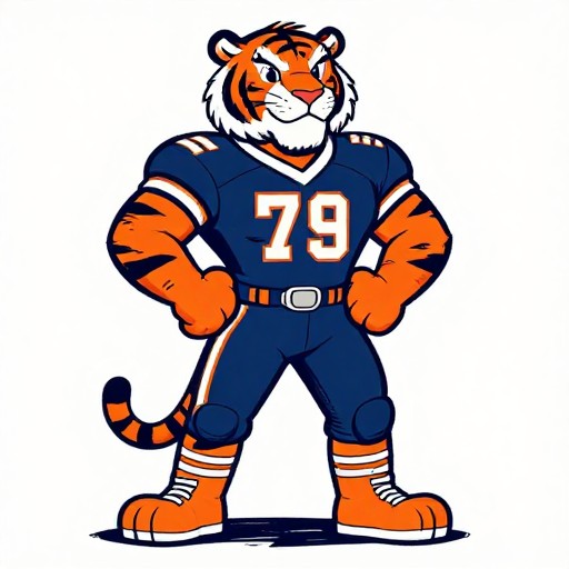 COLLEGE TIGER - Retro Classic