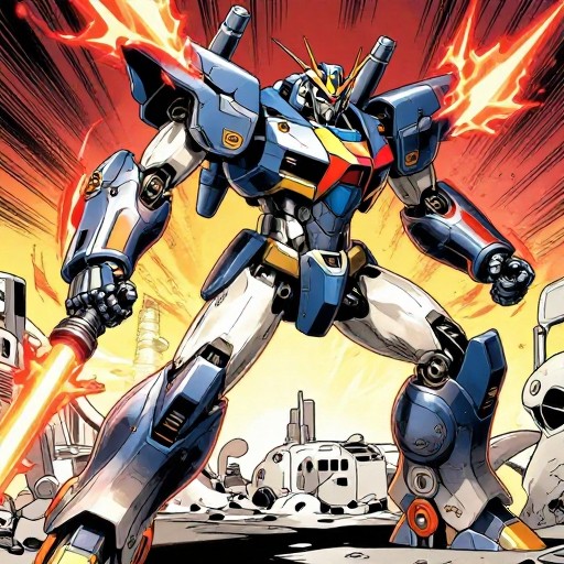 MECH BATTLE - Comic Book