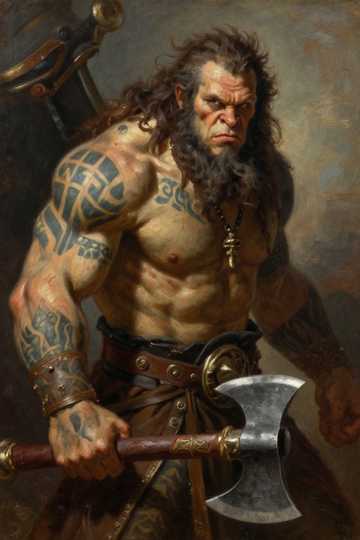 ORC BARBARIAN - Painterly