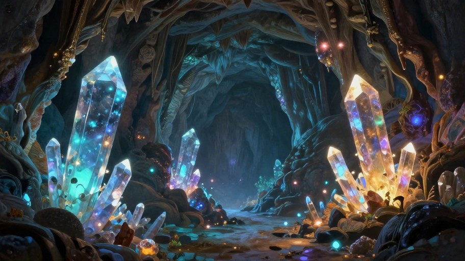 CRYSTAL CAVERN - Fantasy Concept