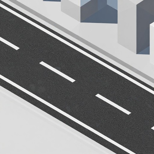 URBAN ROAD - Low Poly 3D