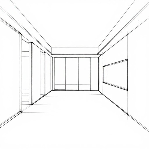 SKETCH INTERIOR - Line Drawing