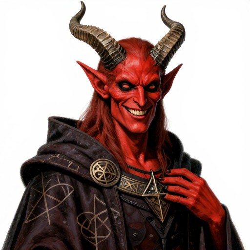 TIEFLING WARLOCK - Classic D&D