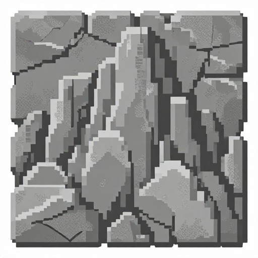 NATURE MOUNTAIN - Pixel Art