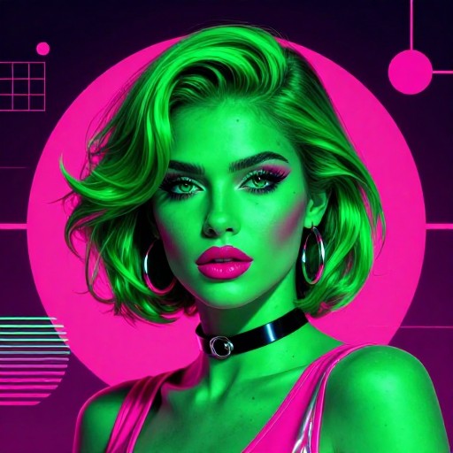 NEON PORTRAIT - Classic 80s