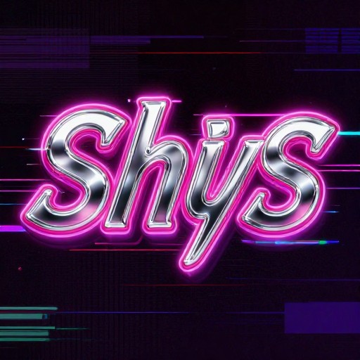 CHROME TEXT - VHS Glitch