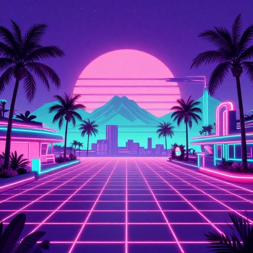 GRID LANDSCAPE - Miami Vice