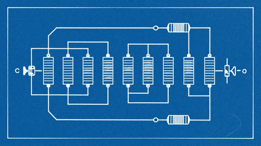 LIGHT SENSOR - Vintage Blueprint