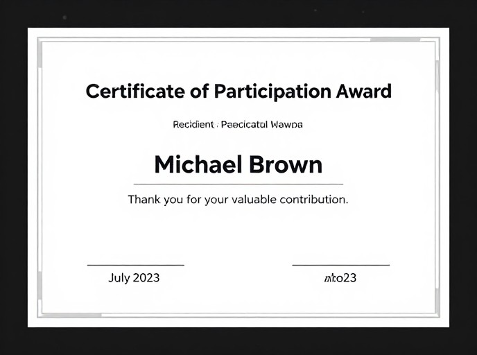 PARTICIPATION - Modern Minimal