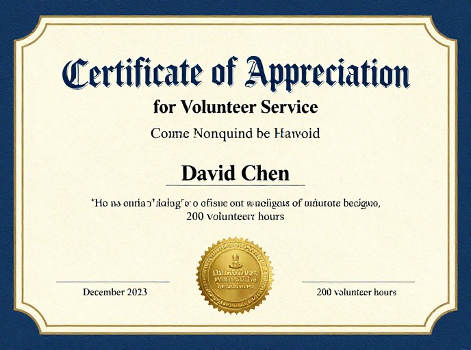 APPRECIATION - Academic