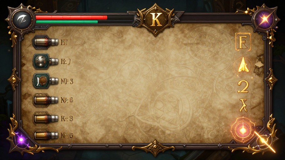 FPS HUD - Fantasy RPG