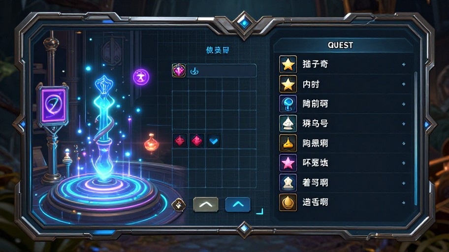 FANTASY INVENTORY - Sci-Fi HUD