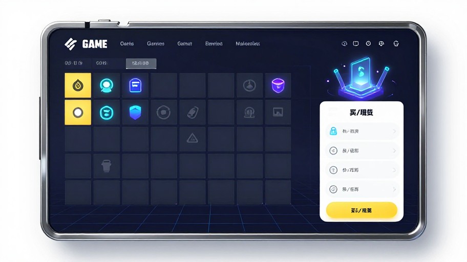 ITEM MARKETPLACE - Sci-Fi HUD