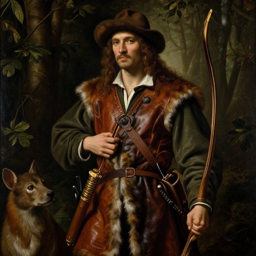 FOREST RANGER - Oil Painting