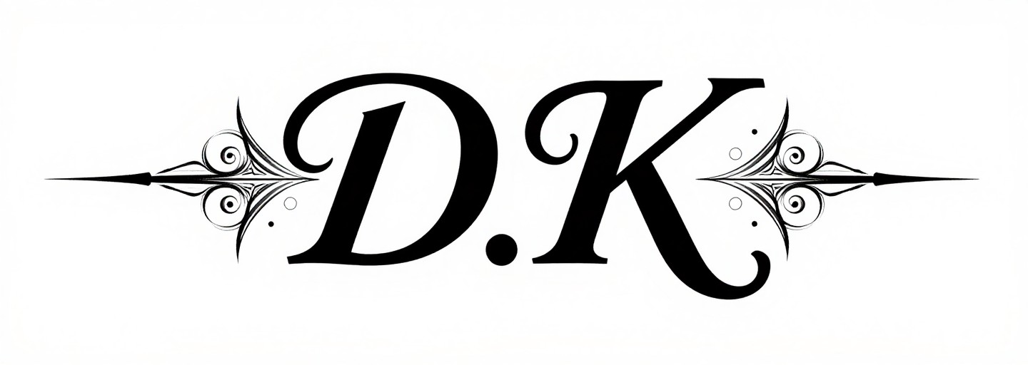 MODERN INITIALS - Artistic Flourish
